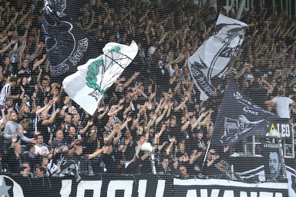 Sturm Graz - Ried
Oesterreichische Fussball Bundesliga, 14. Runde, SK Sturm Graz - SV Ried, Stadion Liebenau Graz, 30.10.2022. 

Foto zeigt Fans von Sturm
