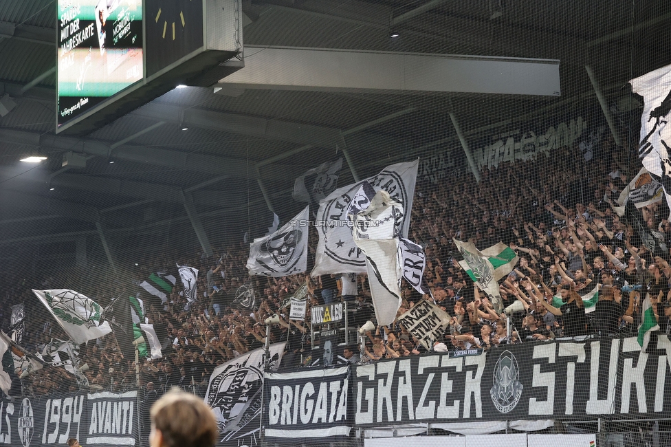 Sturm Graz - Ried
Oesterreichische Fussball Bundesliga, 14. Runde, SK Sturm Graz - SV Ried, Stadion Liebenau Graz, 30.10.2022. 

Foto zeigt Fans von Sturm
