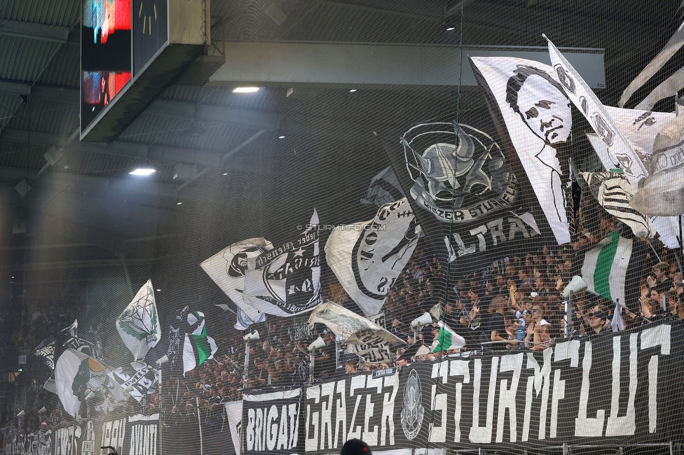 Sturm Graz - Ried
Oesterreichische Fussball Bundesliga, 14. Runde, SK Sturm Graz - SV Ried, Stadion Liebenau Graz, 30.10.2022. 

Foto zeigt Fans von Sturm
