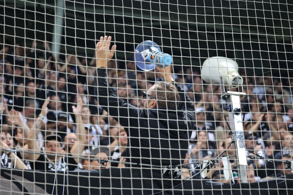 Sturm Graz - Ried
Oesterreichische Fussball Bundesliga, 14. Runde, SK Sturm Graz - SV Ried, Stadion Liebenau Graz, 30.10.2022. 

Foto zeigt Fans von Sturm
Schlüsselwörter: generationchaos vorsaenger