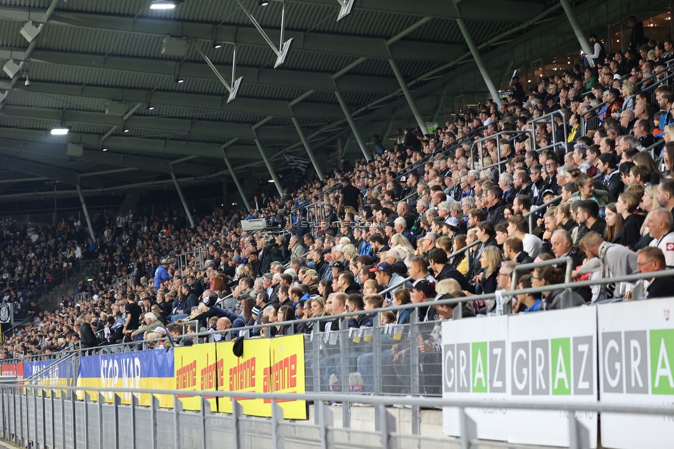 Sturm Graz - Ried
Oesterreichische Fussball Bundesliga, 14. Runde, SK Sturm Graz - SV Ried, Stadion Liebenau Graz, 30.10.2022. 

Foto zeigt Fans von Sturm
