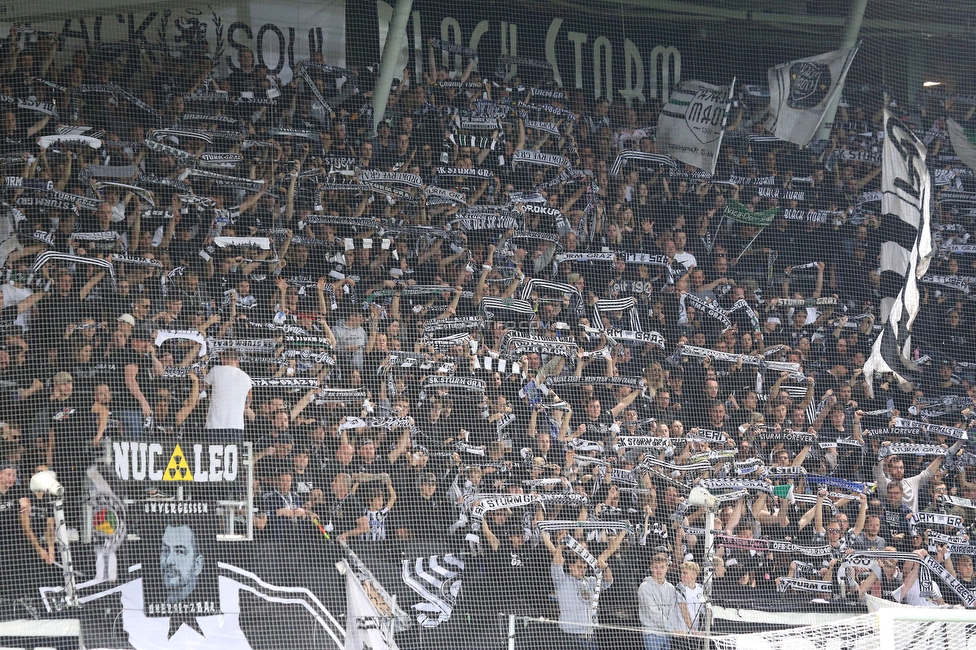 Sturm Graz - Ried
Oesterreichische Fussball Bundesliga, 14. Runde, SK Sturm Graz - SV Ried, Stadion Liebenau Graz, 30.10.2022. 

Foto zeigt Fans von Sturm
