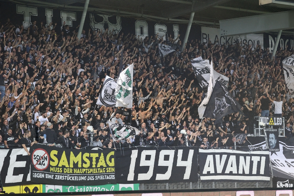 Sturm Graz - Ried
Oesterreichische Fussball Bundesliga, 14. Runde, SK Sturm Graz - SV Ried, Stadion Liebenau Graz, 30.10.2022. 

Foto zeigt Fans von Sturm
