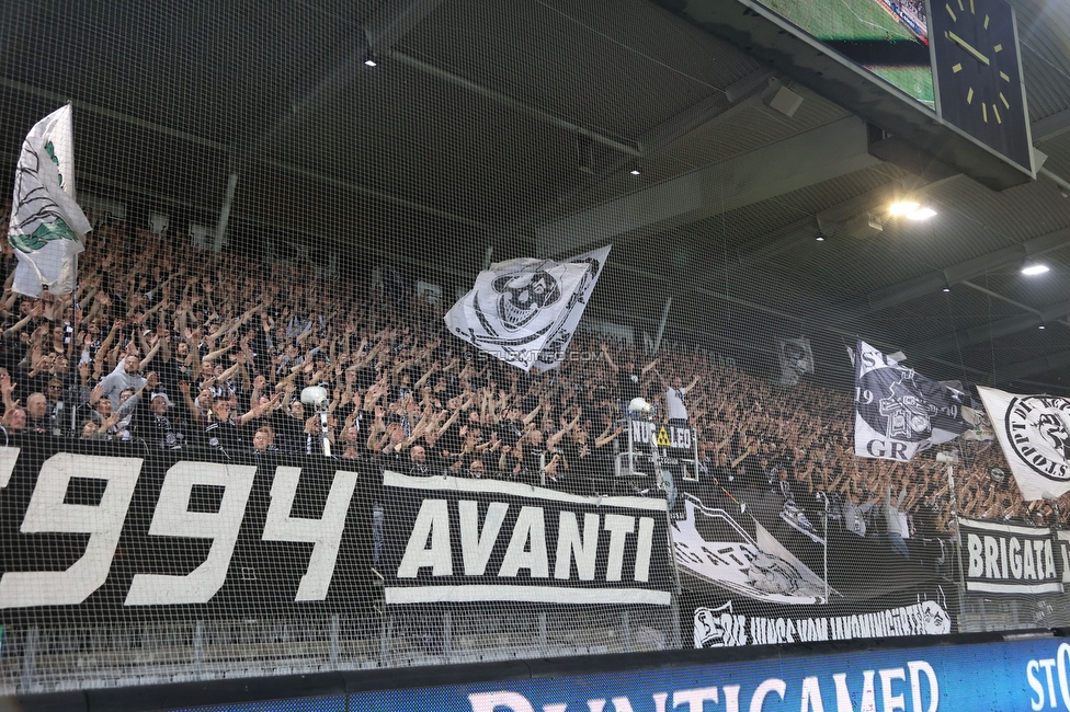 Sturm Graz - Ried
Oesterreichische Fussball Bundesliga, 14. Runde, SK Sturm Graz - SV Ried, Stadion Liebenau Graz, 30.10.2022. 

Foto zeigt Fans von Sturm
