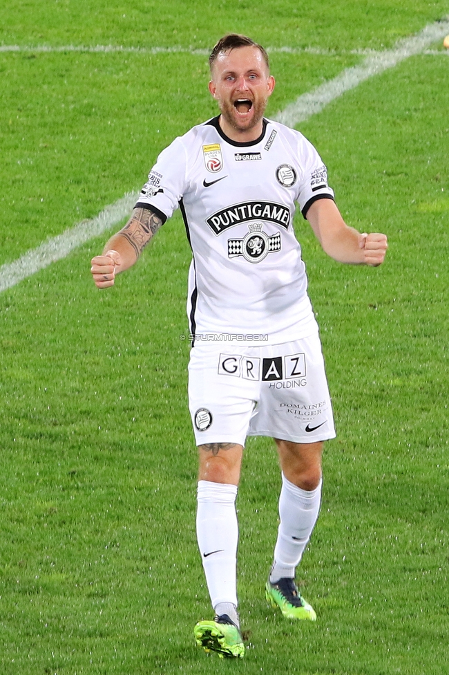 Sturm Graz - Ried
Oesterreichische Fussball Bundesliga, 14. Runde, SK Sturm Graz - SV Ried, Stadion Liebenau Graz, 30.10.2022. 

Foto zeigt Jakob Jantscher (Sturm)
Schlüsselwörter: torjubel