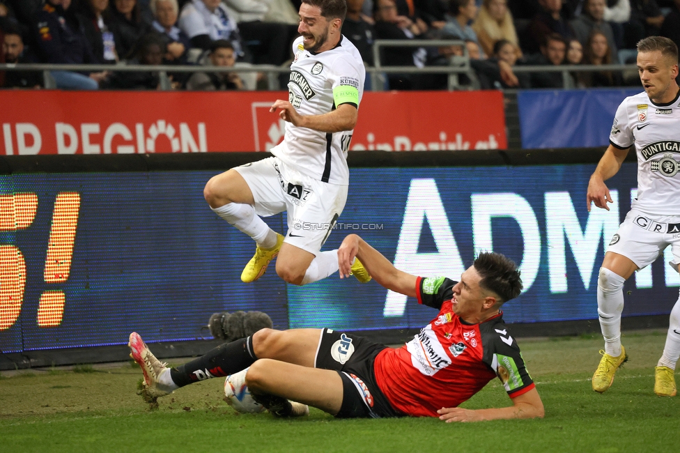 Sturm Graz - Ried
Oesterreichische Fussball Bundesliga, 14. Runde, SK Sturm Graz - SV Ried, Stadion Liebenau Graz, 30.10.2022. 

Foto zeigt Otar Kiteishvili (Sturm)
