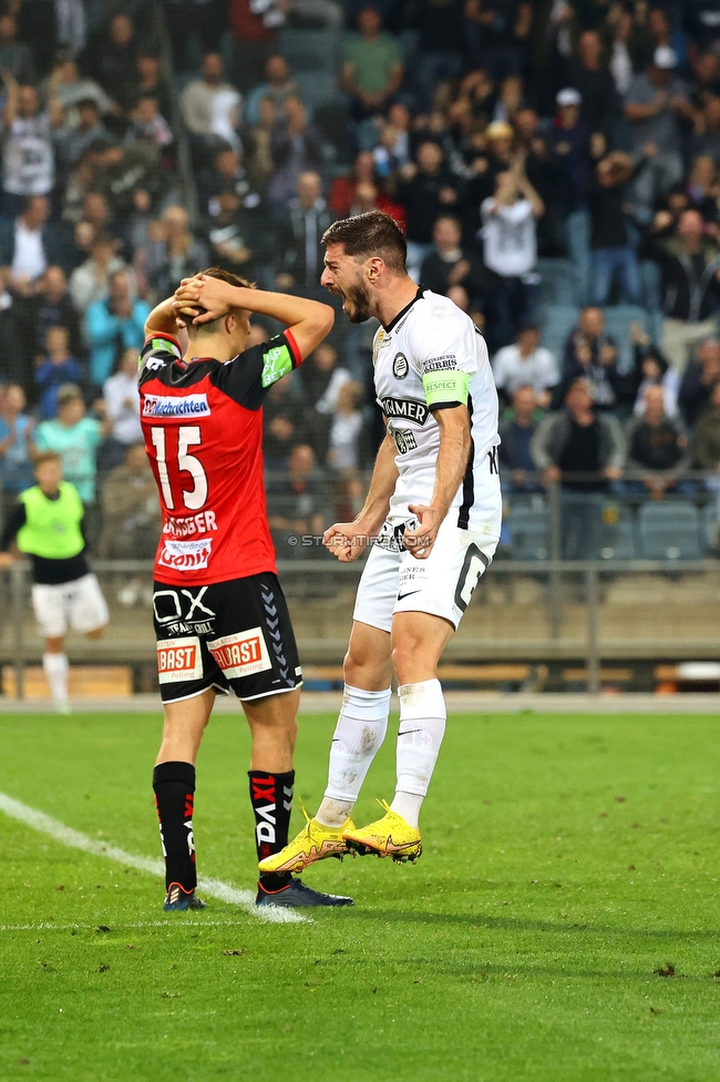 Sturm Graz - Ried
Oesterreichische Fussball Bundesliga, 14. Runde, SK Sturm Graz - SV Ried, Stadion Liebenau Graz, 30.10.2022. 

Foto zeigt Otar Kiteishvili (Sturm)
Schlüsselwörter: tor