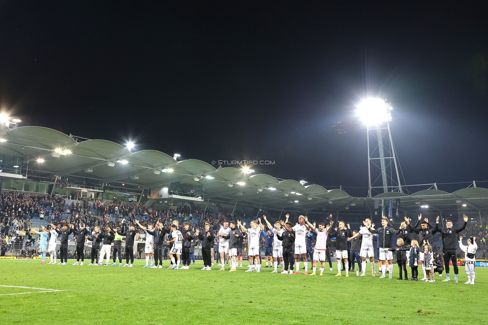 Sturm Graz - Ried
Oesterreichische Fussball Bundesliga, 14. Runde, SK Sturm Graz - SV Ried, Stadion Liebenau Graz, 30.10.2022. 

Foto zeigt die Mannschaft von Sturm
