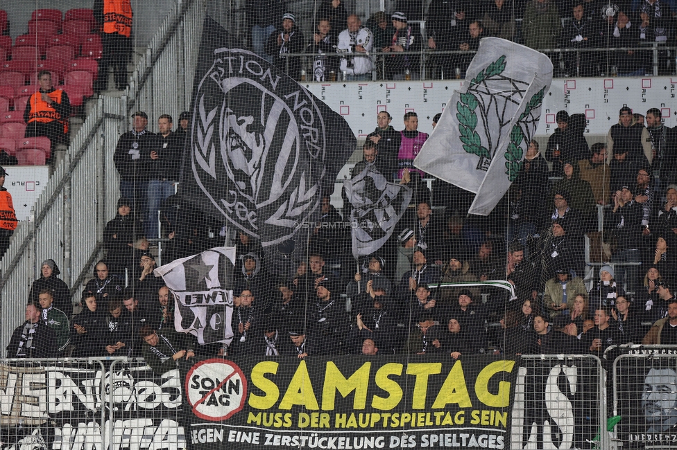 Midtjylland - Sturm Graz
UEFA Europa League Gruppenphase 6. Spieltag, FC Midtjylland - SK Sturm Graz, Arena Herning, 03.11.2022. 

Foto zeigt die Mannschaft von Sturm
Schlüsselwörter: enttaeuschung