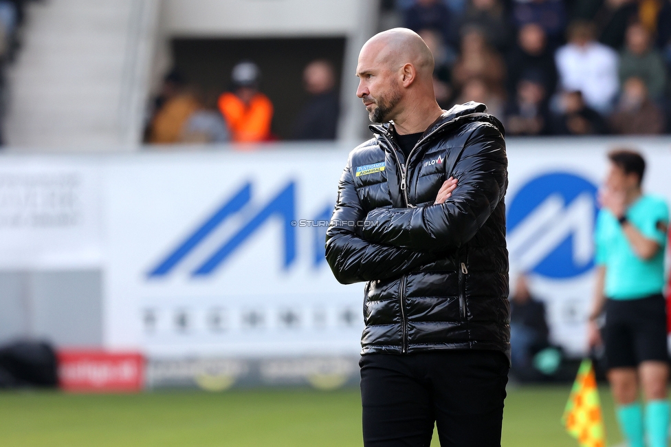 Altach - Sturm Graz
Oesterreichische Fussball Bundesliga, 15. Runde, SCR Altach - SK Sturm Graz, Stadion Schnabelholz Altach, 06.11.2022. 

Foto zeigt Christian Ilzer (Cheftrainer Sturm)
