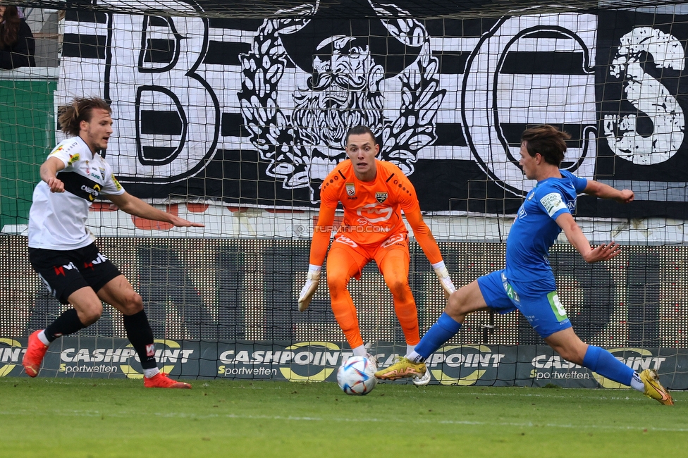 Altach - Sturm Graz
Oesterreichische Fussball Bundesliga, 15. Runde, SCR Altach - SK Sturm Graz, Stadion Schnabelholz Altach, 06.11.2022. 

Foto zeigt William Boeving (Sturm)
