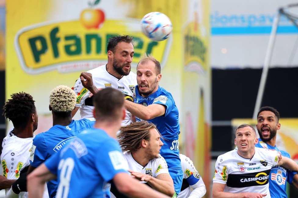 Altach - Sturm Graz
Oesterreichische Fussball Bundesliga, 15. Runde, SCR Altach - SK Sturm Graz, Stadion Schnabelholz Altach, 06.11.2022. 

Foto zeigt Jon Gorenc-Stankovic (Sturm)
