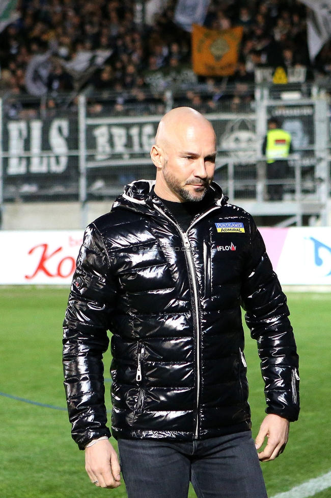 LASK - Sturm Graz
Oesterreichische Fussball Bundesliga, 16. Runde,  LASK - SK Sturm Graz, Raiffeisen Arena Pasching, 13.11.2022. 

Foto zeigt Christian Ilzer (Cheftrainer Sturm)
