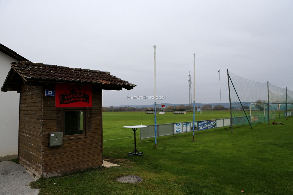 Suedburgenland - Sturm Damen
OEFB Frauen Cup, FC Suedburgenland  - SK Sturm Graz Damen, FussballArena Mischendorf, 19.11.2022. 

Foto zeigt die FussballArena Mischendorf
