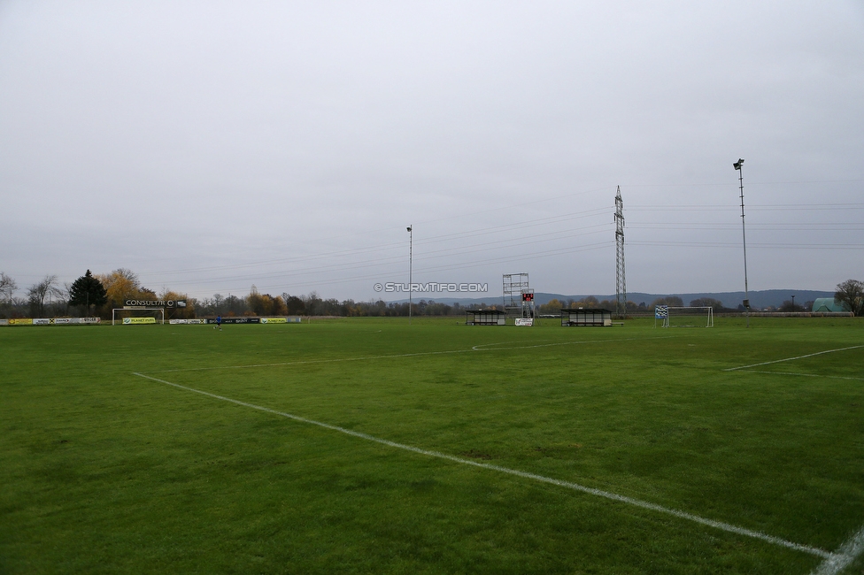 Suedburgenland - Sturm Damen
OEFB Frauen Cup, FC Suedburgenland  - SK Sturm Graz Damen, FussballArena Mischendorf, 19.11.2022. 

Foto zeigt die FussballArena Mischendorf
