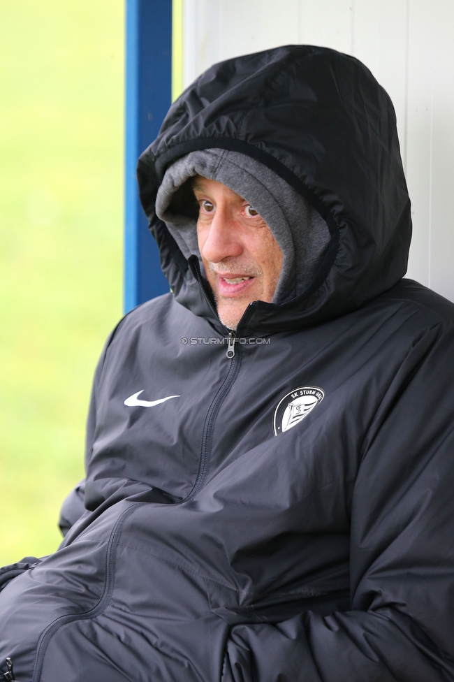 Suedburgenland - Sturm Damen
OEFB Frauen Cup, FC Suedburgenland  - SK Sturm Graz Damen, FussballArena Mischendorf, 19.11.2022. 

Foto zeigt Helmut Degen (Assistenz Trainer Sturm Damen)
