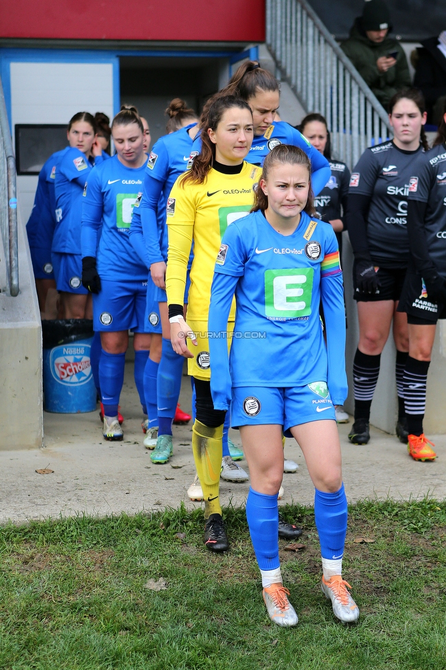 Suedburgenland - Sturm Damen
OEFB Frauen Cup, FC Suedburgenland  - SK Sturm Graz Damen, FussballArena Mischendorf, 19.11.2022. 

Foto zeigt die Mannschaft der Sturm Damen
