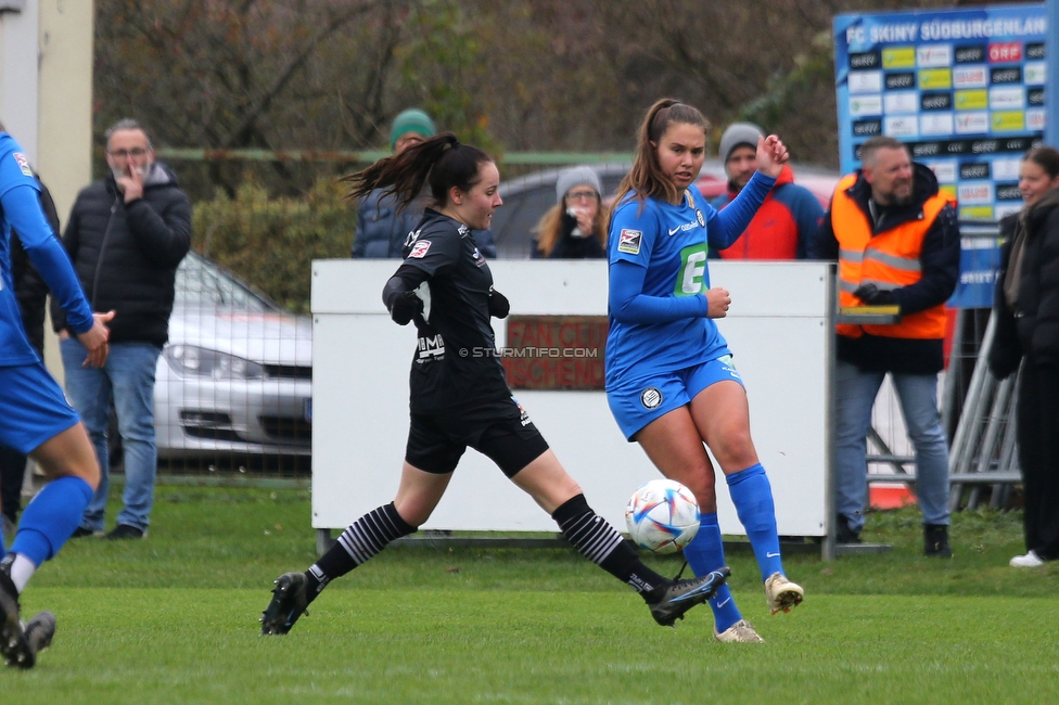 Suedburgenland - Sturm Damen
OEFB Frauen Cup, FC Suedburgenland  - SK Sturm Graz Damen, FussballArena Mischendorf, 19.11.2022. 

Foto zeigt Valentina Kroell (Sturm Damen)
