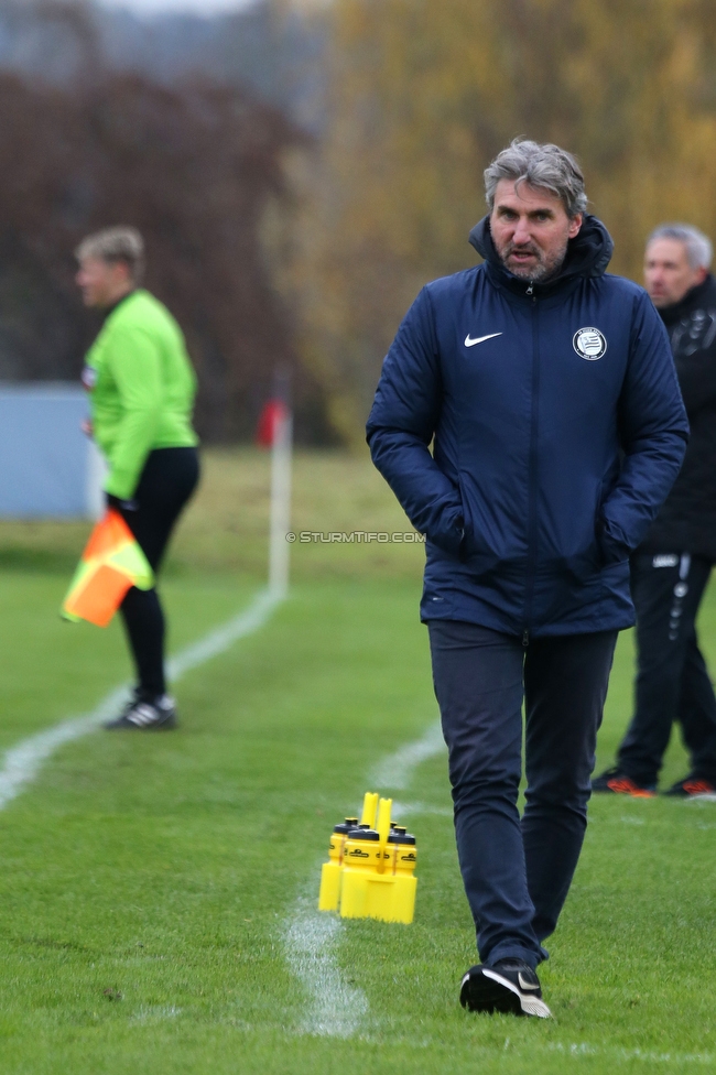 Suedburgenland - Sturm Damen
OEFB Frauen Cup, FC Suedburgenland  - SK Sturm Graz Damen, FussballArena Mischendorf, 19.11.2022. 

Foto zeigt Christian Lang (Cheftrainer Sturm Damen)
