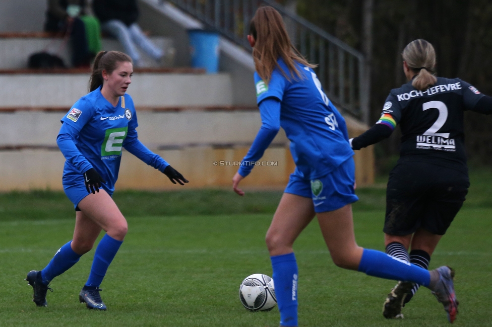 Suedburgenland - Sturm Damen
OEFB Frauen Cup, FC Suedburgenland  - SK Sturm Graz Damen, FussballArena Mischendorf, 19.11.2022. 

Foto zeigt Kathrin Greimelmaier (Sturm Damen)
