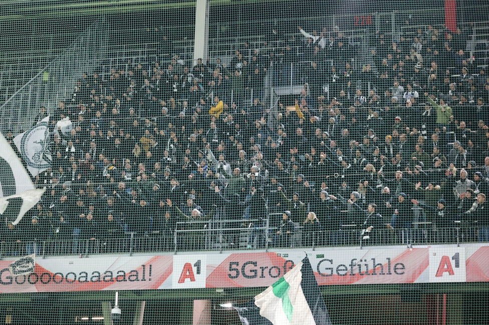 Salzburg - Sturm Graz
OEFB Cup, Viertelfinale, FC RB Salzburg - SK Sturm Graz, Stadion Wals Siezenheim, 03.02.2023. 

Foto zeigt Fans von Sturm
