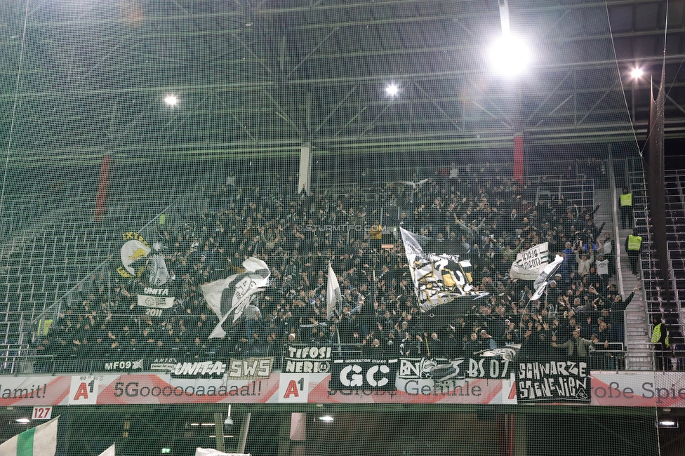 Salzburg - Sturm Graz
OEFB Cup, Viertelfinale, FC RB Salzburg - SK Sturm Graz, Stadion Wals Siezenheim, 03.02.2023. 

Foto zeigt Fans von Sturm
