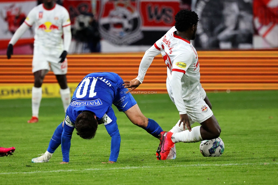 Salzburg - Sturm Graz
OEFB Cup, Viertelfinale, FC RB Salzburg - SK Sturm Graz, Stadion Wals Siezenheim, 03.02.2023. 

Foto zeigt Otar Kiteishvili (Sturm)
