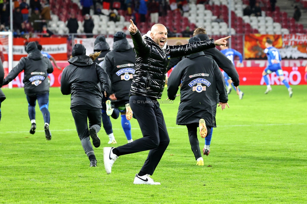 Salzburg - Sturm Graz
OEFB Cup, Viertelfinale, FC RB Salzburg - SK Sturm Graz, Stadion Wals Siezenheim, 03.02.2023. 

Foto zeigt Christian Ilzer (Cheftrainer Sturm)
