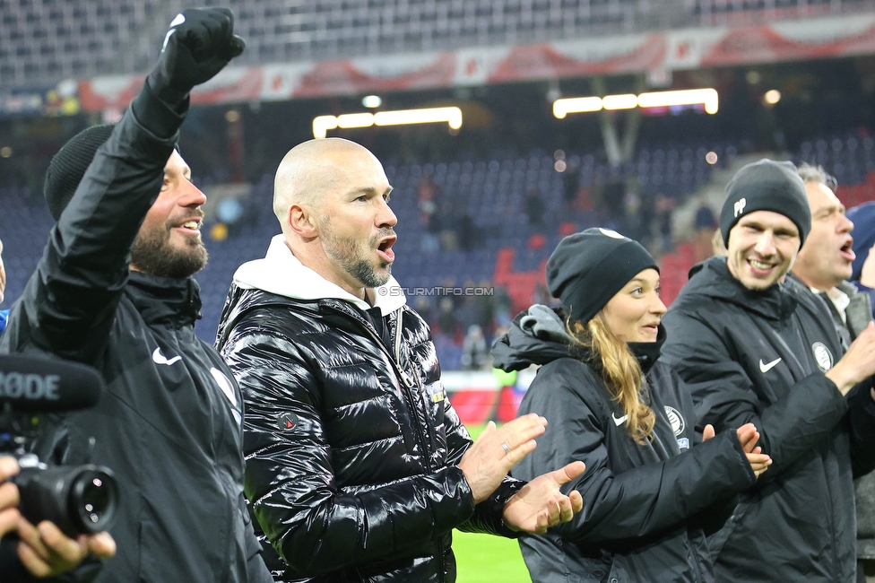 Salzburg - Sturm Graz
OEFB Cup, Viertelfinale, FC RB Salzburg - SK Sturm Graz, Stadion Wals Siezenheim, 03.02.2023. 

Foto zeigt Christian Ilzer (Cheftrainer Sturm)
