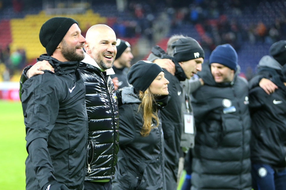 Salzburg - Sturm Graz
OEFB Cup, Viertelfinale, FC RB Salzburg - SK Sturm Graz, Stadion Wals Siezenheim, 03.02.2023. 

Foto zeigt Martin Ehrenreich (Teammanagement Sturm) und Christian Ilzer (Cheftrainer Sturm)
