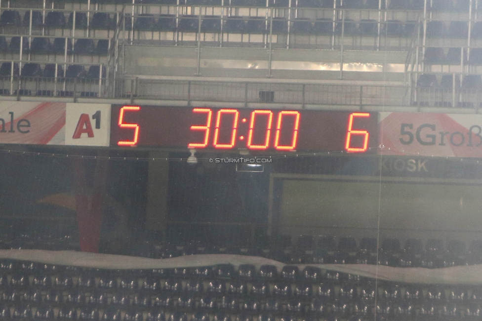 Salzburg - Sturm Graz
OEFB Cup, Viertelfinale, FC RB Salzburg - SK Sturm Graz, Stadion Wals Siezenheim, 03.02.2023. 

Foto zeigt den Endstand
