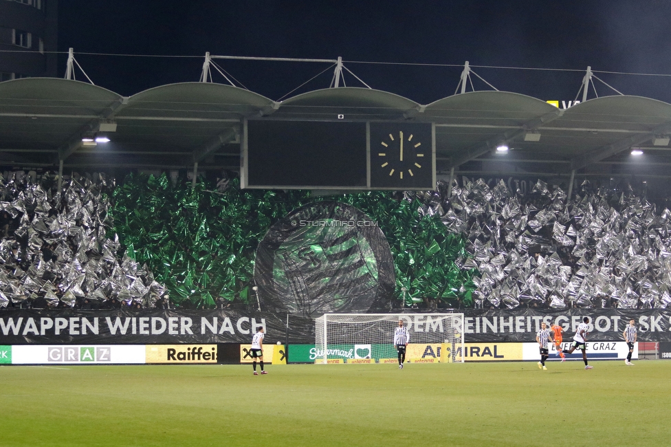 Sturm Graz - Rapid Wien
Oesterreichische Fussball Bundesliga, 17. Runde, SK Sturm Graz - SK Rapid Wien, Stadion Liebenau Graz, 10.02.2023. 

Foto zeigt Fans von Sturm
