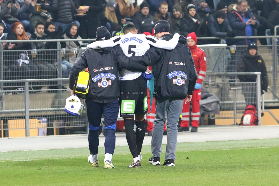 Sturm Graz - Rapid Wien
Oesterreichische Fussball Bundesliga, 17. Runde, SK Sturm Graz - SK Rapid Wien, Stadion Liebenau Graz, 10.02.2023. 

Foto zeigt Gregory Wuethrich (Sturm)
