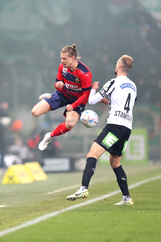 Sturm Graz - Rapid Wien
Oesterreichische Fussball Bundesliga, 17. Runde, SK Sturm Graz - SK Rapid Wien, Stadion Liebenau Graz, 10.02.2023. 

Foto zeigt Jon Gorenc-Stankovic (Sturm)
