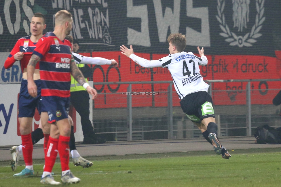 Sturm Graz - Rapid Wien
Oesterreichische Fussball Bundesliga, 17. Runde, SK Sturm Graz - SK Rapid Wien, Stadion Liebenau Graz, 10.02.2023. 

Foto zeigt David Affengruber (Sturm)
