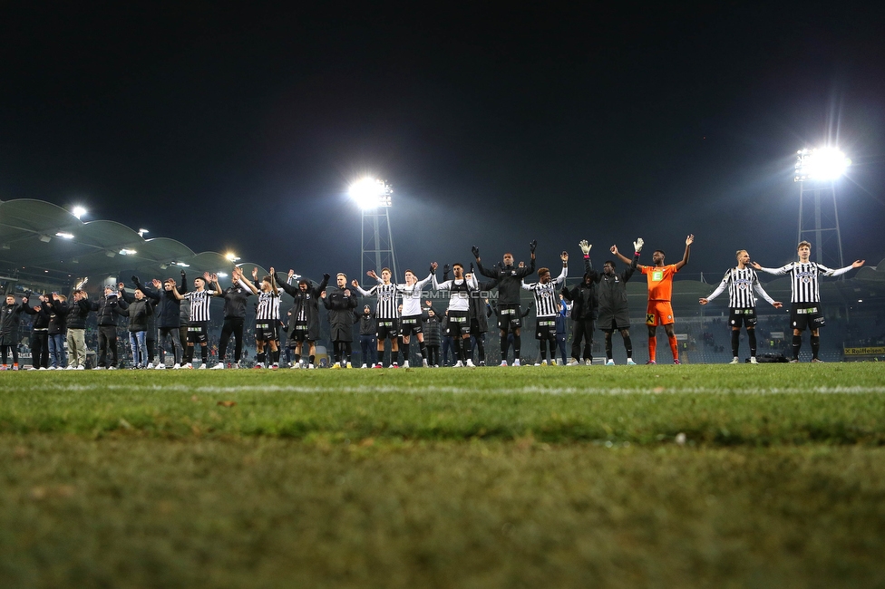 Sturm Graz - Rapid Wien
Oesterreichische Fussball Bundesliga, 17. Runde, SK Sturm Graz - SK Rapid Wien, Stadion Liebenau Graz, 10.02.2023. 

Foto zeigt die Mannschaft von Sturm
