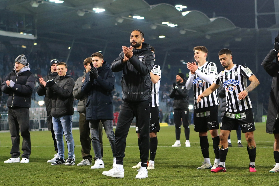 Sturm Graz - Rapid Wien
Oesterreichische Fussball Bundesliga, 17. Runde, SK Sturm Graz - SK Rapid Wien, Stadion Liebenau Graz, 10.02.2023. 

Foto zeigt Gregory Wuethrich (Sturm)
