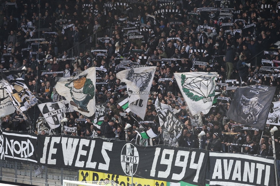 Sturm Graz - Klagenfurt
Oesterreichische Fussball Bundesliga, 19. Runde, SK Sturm Graz - SK Austria Klagenfurt, Stadion Liebenau Graz, 25.02.2023. 

Foto zeigt Fans von Sturm
