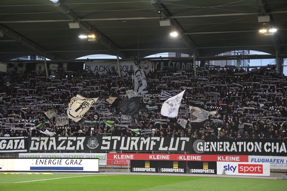 Sturm Graz - Klagenfurt
Oesterreichische Fussball Bundesliga, 19. Runde, SK Sturm Graz - SK Austria Klagenfurt, Stadion Liebenau, 25.02.2023. 

Foto zeigt Fans von Sturm
Schlüsselwörter: schals sturmflut