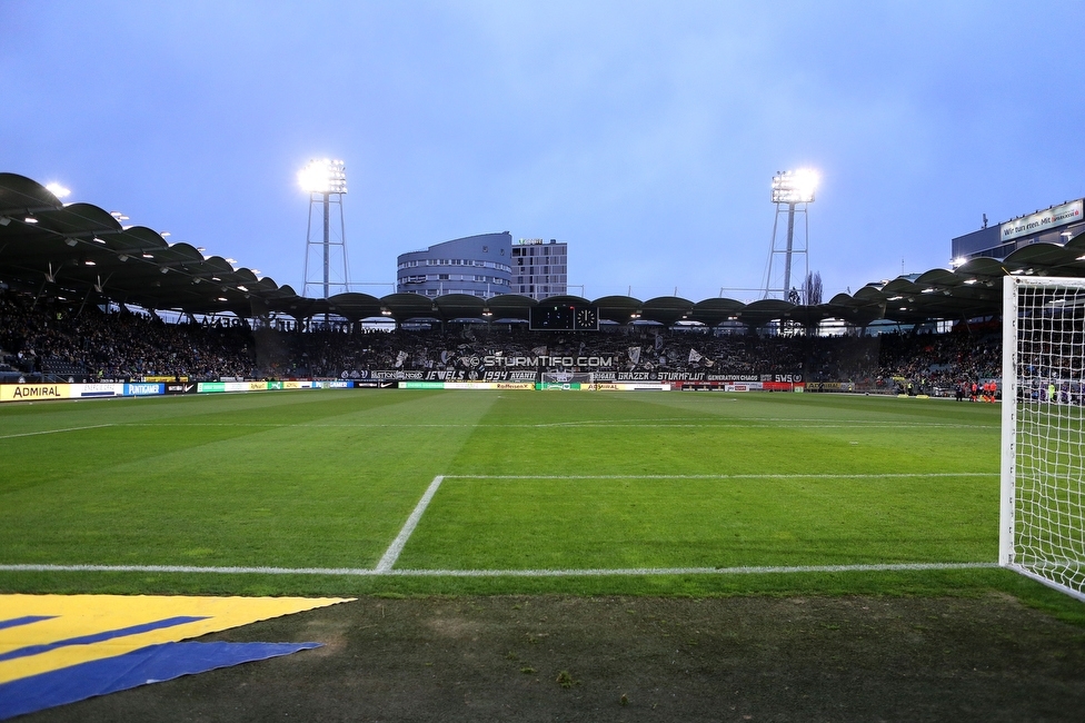 Sturm Graz - Klagenfurt
Oesterreichische Fussball Bundesliga, 19. Runde, SK Sturm Graz - SK Austria Klagenfurt, Stadion Liebenau, 25.02.2023. 

Foto zeigt Fans von Sturm
