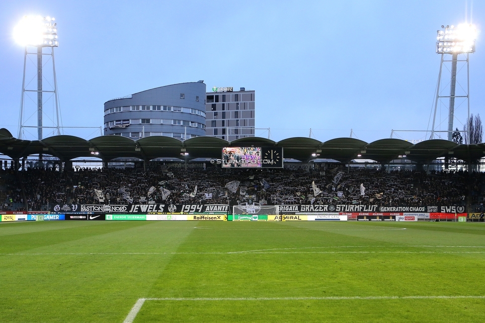 Sturm Graz - Klagenfurt
Oesterreichische Fussball Bundesliga, 19. Runde, SK Sturm Graz - SK Austria Klagenfurt, Stadion Liebenau, 25.02.2023. 

Foto zeigt Fans von Sturm
