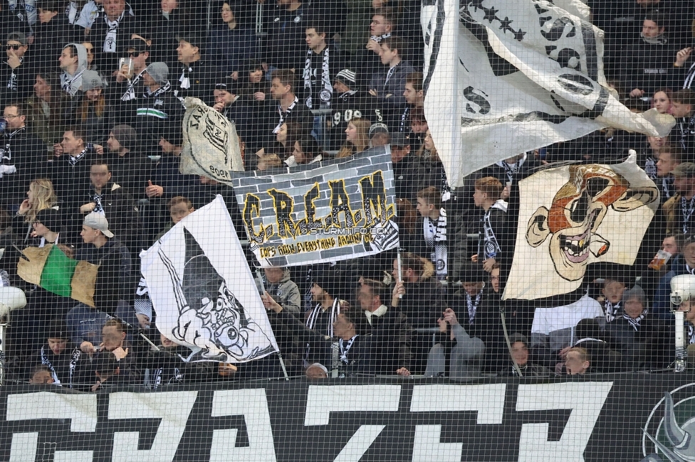 Sturm Graz - Klagenfurt
Oesterreichische Fussball Bundesliga, 19. Runde, SK Sturm Graz - SK Austria Klagenfurt, Stadion Liebenau, 25.02.2023. 

Foto zeigt Fans von Sturm
Schlüsselwörter: sturmflut