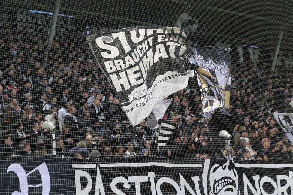 Sturm Graz - Klagenfurt
Oesterreichische Fussball Bundesliga, 19. Runde, SK Sturm Graz - SK Austria Klagenfurt, Stadion Liebenau, 25.02.2023. 

Foto zeigt Fans von Sturm
Schlüsselwörter: sturmstadion bastion