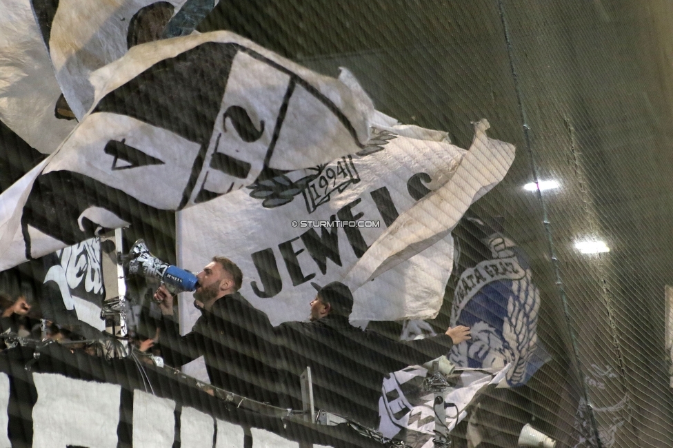 Sturm Graz - Klagenfurt
Oesterreichische Fussball Bundesliga, 19. Runde, SK Sturm Graz - SK Austria Klagenfurt, Stadion Liebenau, 25.02.2023. 

Foto zeigt Fans von Sturm
Schlüsselwörter: jewels