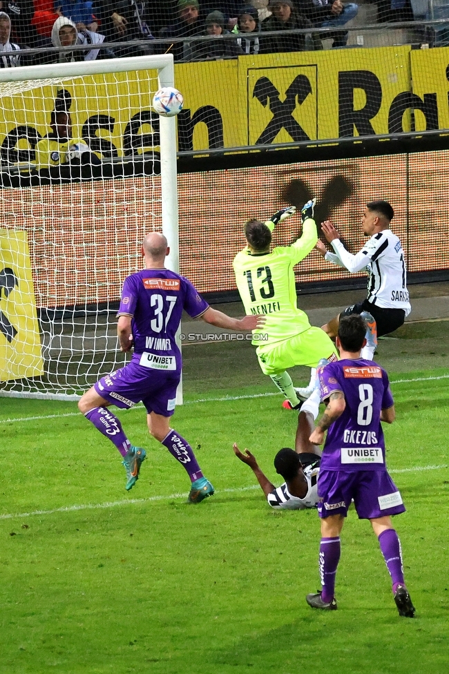 Sturm Graz - Klagenfurt
Oesterreichische Fussball Bundesliga, 19. Runde, SK Sturm Graz - SK Austria Klagenfurt, Stadion Liebenau Graz, 25.02.2023. 

Foto zeigt Manprit Sarkaria (Sturm)
