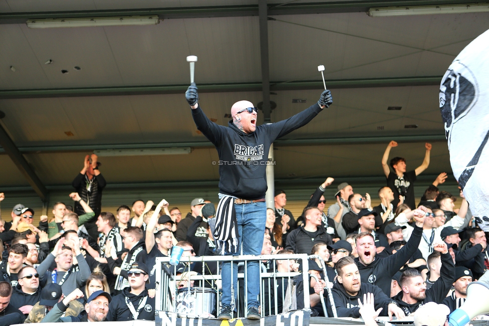 Hartberg - Sturm Graz
Oesterreichische Fussball Bundesliga, 18. Runde, TSV Hartberg - SK Sturm Graz, TSV Stadion Hartberg , 18.02.2023. 

Foto zeigt Fans von Sturm
