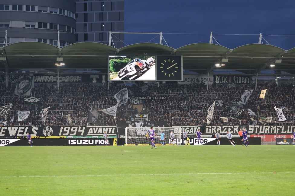 Sturm Graz - Austria Wien
Oesterreichische Fussball Bundesliga, 21. Runde, SK Sturm Graz - FK Austria Wien, Stadion Liebenau Graz, 12.03.2023. 

Foto zeigt Fans von Sturm
