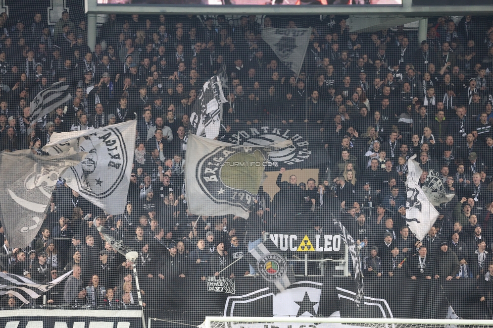 Sturm Graz - Austria Wien
Oesterreichische Fussball Bundesliga, 21. Runde, SK Sturm Graz - FK Austria Wien, Stadion Liebenau Graz, 12.03.2023. 

Foto zeigt Fans von Sturm
