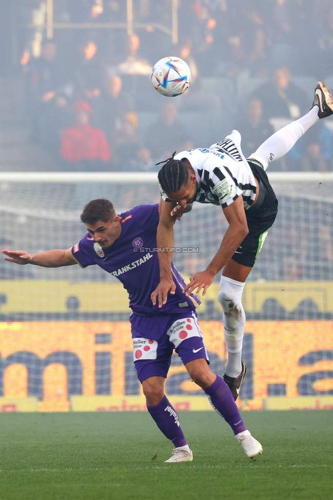 Sturm Graz - Austria Wien
Oesterreichische Fussball Bundesliga, 21. Runde, SK Sturm Graz - FK Austria Wien, Stadion Liebenau Graz, 12.03.2023. 

Foto zeigt Gregory Wuethrich (Sturm)
