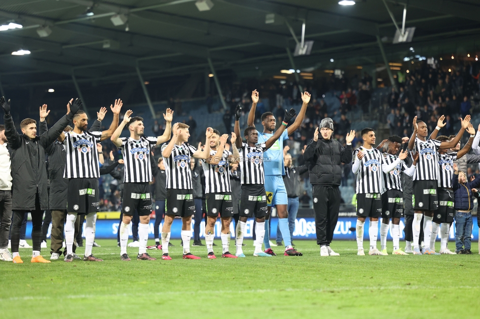 Sturm Graz - Austria Wien
Oesterreichische Fussball Bundesliga, 21. Runde, SK Sturm Graz - FK Austria Wien, Stadion Liebenau Graz, 12.03.2023. 

Foto zeigt die Mannschaft von Sturm
